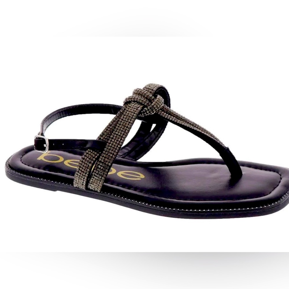 Black Bebe size 7 sandals